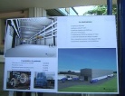 fotogramma del video prima pietra per l'ampliamento dello stabilimento Ansaldo