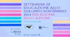 24 – 30 novembre - settimana Unesco di educazione allo sviluppo sostenibile . 70 gli eventi in programma
