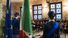 fotogramma del video 163° anniversario della fondazione della Polizia.

