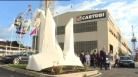 Super yacht: Serracchiani inaugura la mega chiatta per il refitting