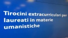 Tirocini extracurriculari per laureati in materie umanistiche